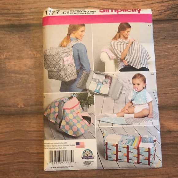 Set of Seven Simplicity Baby Patterns - Picture 12 of 15